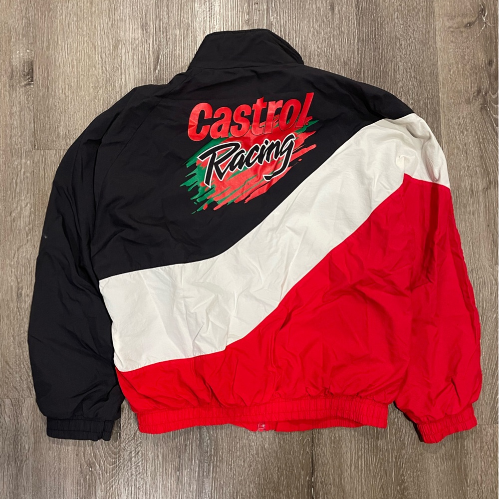 Vintage Castol NASCAR Wind Breaker
